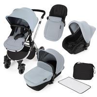 Ickle Bubba Stomp v2 All In One Travel System in Silver Silver