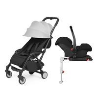 Ickle Bubba Aurora Travel System with Isofix Base in Grey