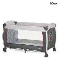 iCoo Starlight Travel Cot in Bug Grey