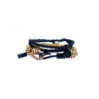 icon brand bracelets chalk line black