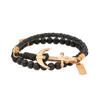 icon brand bracelets silverball black