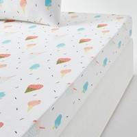 Ice Cream Lover Printed Fitted Sheet