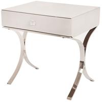 Iced Ivory Shagreen Sovana Side Table