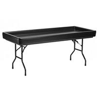 ice table black 186 x 79cm ice table