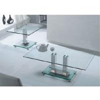 Ice Clear Glass Coffee Table