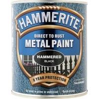 ICI 5092955 750ml Hammerite Metal Paint Hammered - Black