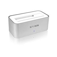 Icy Box IB-111StU3-Wh USB 3.0 Aluminium Docking Station for 2.5 inch or 3.5 inch SATA HDD