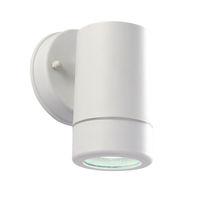 icarus 25w led gu10 down wall white ip44 200lm 85460