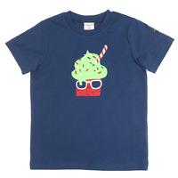 Ice Cream Motif Kids T-shirt - Blue quality kids boys girls