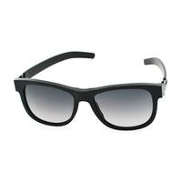ic berlin sunglasses a0564 fahrlehrer klaus black rough black to grey