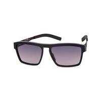 Ic! Berlin Sunglasses A0625 Franck C/S Black-Rough - Black to Grey