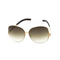 Ic! Berlin Sunglasses M6017 Lundi Matt-Gold - Brown-Sand