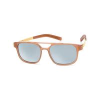 Ic! Berlin Sunglasses A0630 Ralphi/S Terra Cotta - Teal Mirror