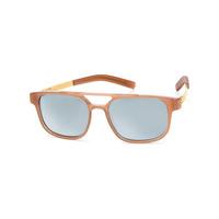 ic berlin sunglasses a0630 ralphis terra cotta teal mirror