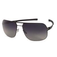 Ic! Berlin Sunglasses M1248 U5 Alex Black - Black to Grey