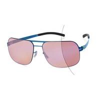 Ic! Berlin Sunglasses M1248 U5 Alex Electric-Power-Blue - Photo-Copper Mirror