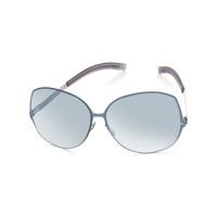 Ic! Berlin Sunglasses M6017 Lundi Taubenblau - Teal Mirror