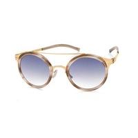 Ic! Berlin Sunglasses D0009 Katharina L. Rose-Gold-Caramel - Black-Clear