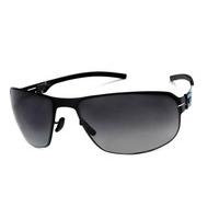 Ic! Berlin Sunglasses M1265 109 Charlottenburg Polarized Black - Black to Grey