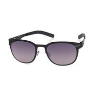 Ic! Berlin Sunglasses M1272 128 Luftfracht Black - Black to Grey