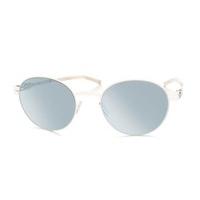 ic berlin sunglasses m1237 claude off white teal mirror