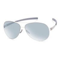Ic! Berlin Sunglasses M0132 Raf S. Off-White - Teal Mirror