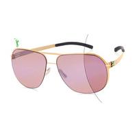 Ic! Berlin Sunglasses M0077 Guenther N. Rose Gold - Photo Copper Mirror