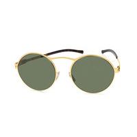 Ic! Berlin Sunglasses M1289 Gulcin U. Matt-Gold - Green