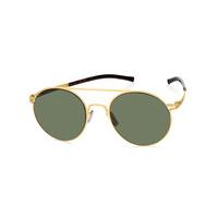 Ic! Berlin Sunglasses M1290 Hubert W. Matt-Gold - Green