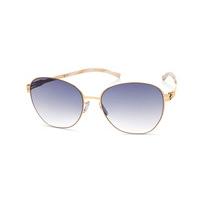 ic berlin sunglasses m1306 judith w rose gold black clear