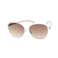 Ic! Berlin Sunglasses M1306 Judith W. Off-White - Brown-Sand