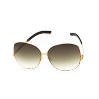 Ic! Berlin Sunglasses M6017 Lundi M Matt-Gold - Brown-Sand