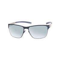 Ic! Berlin Sunglasses M1333 Micha W. Marine Blue - Teal Mirror