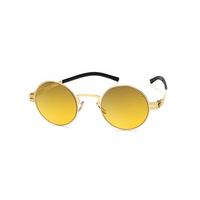 ic berlin sunglasses m1305 sofia p sun gold yellow dust mirror