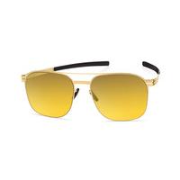 ic berlin sunglasses m1303 steffen e sun gold yellow dust mirror