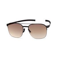 Ic! Berlin Sunglasses M1303 Steffen E. Gun-Metal - Brown-Sand