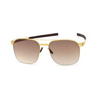 Ic! Berlin Sunglasses M1303 Steffen E. Matt-Gold - Brown-Sand