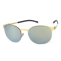 Ic! Berlin Sunglasses M1246 U1 Kotti Sun-Gold - Silver Mirror