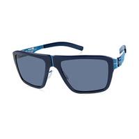 Ic! Berlin Sunglasses D0005 M13 Bjornsonstrabe Electric-Powder-Blue - Grey