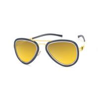 Ic! Berlin Sunglasses D0005 Rinaldo P. Matt-Gold-Rocket-Fuel-Ivory - Yellow Dust Mirror
