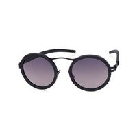Ic! Berlin Sunglasses D0011 Tanja W. Black-Rough - Black to Grey