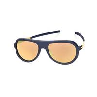 ic berlin sunglasses p0011 romer p dark blue gold mirror