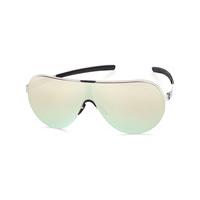 Ic! Berlin Sunglasses PH0004 Panorama PH Chrome-Black - Silver Mirror