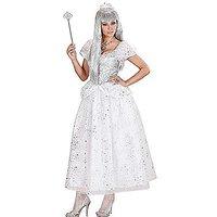 Ice Queen Costume Large For Medieval Royalty Middle Ages Fancy Dress