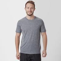 icebreaker mens tech short sleeve crew tee dark grey dark grey