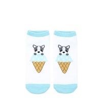 Ice Cream Dog Ankle Socks