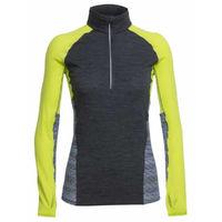 icebreaker women comet long sleeve half zip impulse top baselayer tops