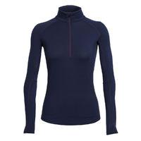 icebreaker womenss zone long sleeve half zip top baselayer tops