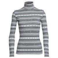 Icebreaker Womens Vertex Long Sleeve Icon Fairisle Turtlenec Baselayer Tops