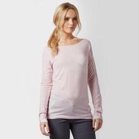 icebreaker womens nomi long sleeve top pink pink